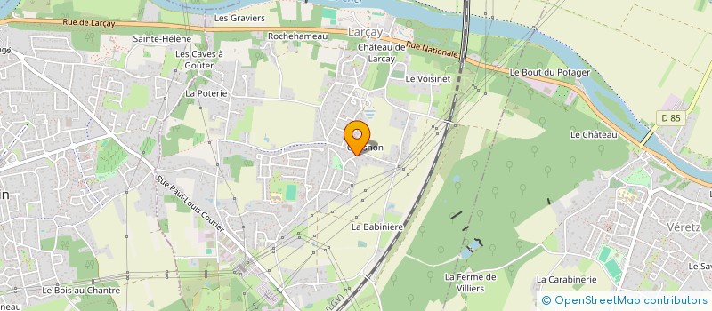 localisation de l'entreprise SOCIETE CIVILE IMMOBILIERE L'ANTENNE  SAINT MARTIN LE BEAU