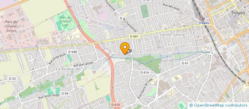 localisation de l'entreprise SOCIETE CIVILE IMMOBILIERE L'ATELIER MN DESIGN  SAINT-ANDRE-LES-VERGERS