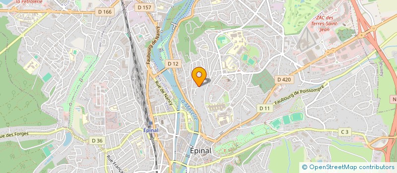 localisation de l'entreprise SOCIETE CIVILE IMMOBILIERE L'AUBEPINE (SCI L'AUBEPINE) à EPINAL