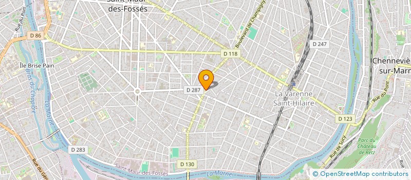 localisation de l'entreprise SOCIETE CIVILE IMMOBILIERE L.C.S à SAINT-MAUR-DES-FOSSES