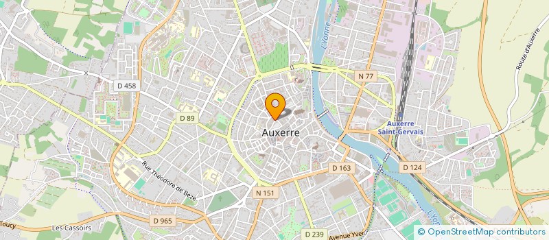 localisation de l'entreprise SOCIETE CIVILE IMMOBILIERE L'ECHIQUIER à AUXERRE