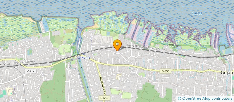 localisation de l'entreprise SOCIETE CIVILE IMMOBILIERE L'ECLISSE 33  GUJAN-MESTRAS