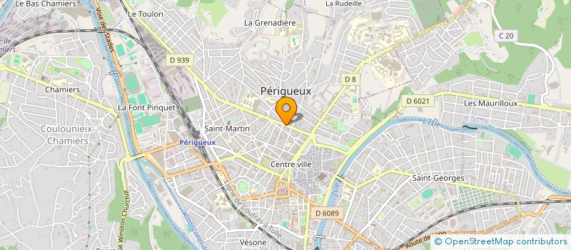 localisation de l'entreprise SOCIETE CIVILE IMMOBILIERE L ENVOLEE 24 à PERIGUEUX