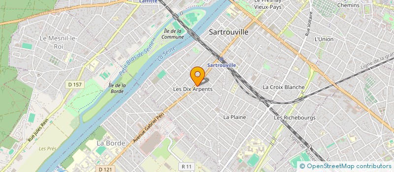 localisation de l'entreprise SOCIETE CIVILE IMMOBILIERE  L'EPITOGE  SARTROUVILLE