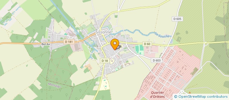 localisation de l'entreprise SOCIETE CIVILE IMMOBILIERE L'ESCAMPETTE PAR ABREVIATION S.C.I. L'ESCAMPETTE  SISSONNE