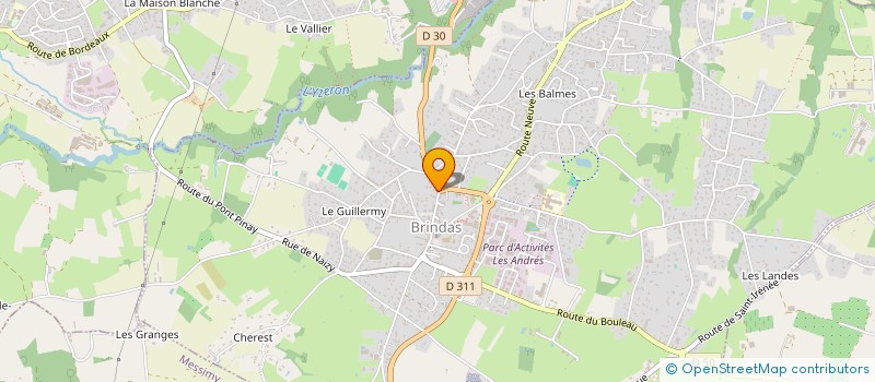 localisation de l'entreprise SOCIETE CIVILE IMMOBILIERE L'ESCARGOT  BRINDAS