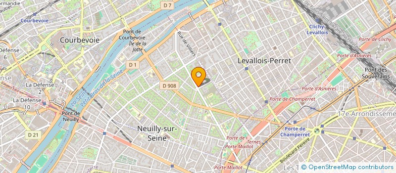 localisation de l'entreprise SOCIETE CIVILE IMMOBILIERE L'ESPERANCE D'YERVILLE  NEUILLY-SUR-SEINE