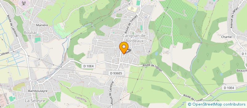 localisation de l'entreprise SOCIETE CIVILE IMMOBILIERE L.G.V  CARIGNAN-DE-BORDEAUX