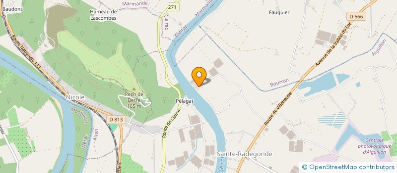 localisation de l'entreprise SOCIETE CIVILE IMMOBILIERE L 'HACIENDA à AIGUILLON