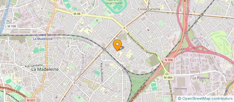 localisation de l'entreprise SOCIETE CIVILE IMMOBILIERE L'IZY ET PAR ABREVIATION   SCI L'IZY à MARCQ-EN-BARŒUL