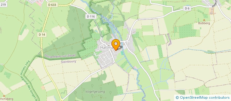 localisation de l'entreprise SOCIETE CIVILE IMMOBILIERE L J R  HATTMATT