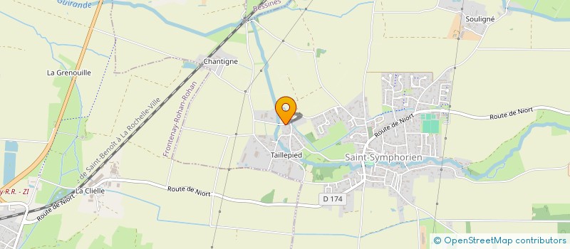 localisation de l'entreprise SOCIETE CIVILE IMMOBILIERE L M L R  SAINT-SYMPHORIEN