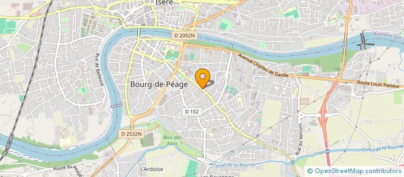 localisation de l'entreprise SOCIETE CIVILE IMMOBILIERE L'OLIVAIE  BOURG-DE-PEAGE