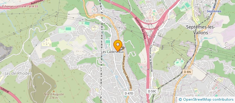 localisation de l'entreprise SOCIETE CIVILE IMMOBILIERE L'OLIVIER à LES PENNES-MIRABEAU