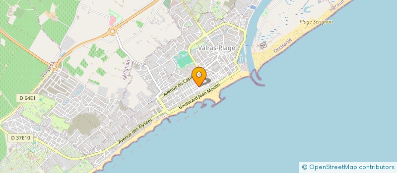 localisation de l'entreprise SOCIETE CIVILE IMMOBILIERE L ONDINE II  VALRAS-PLAGE