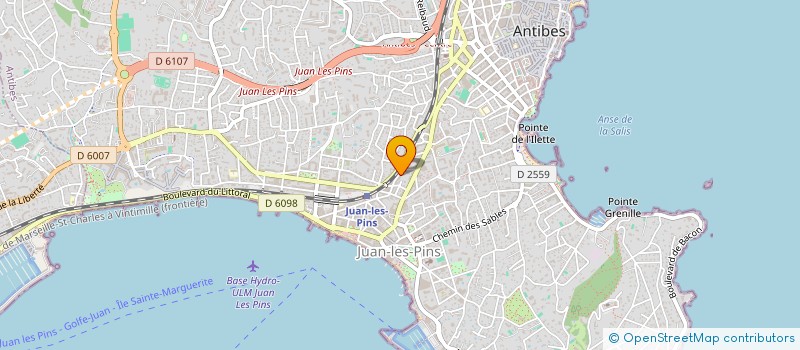 localisation de l'entreprise SOCIETE CIVILE IMMOBILIERE L'ORCHIDEE SAUVAGE à ANTIBES