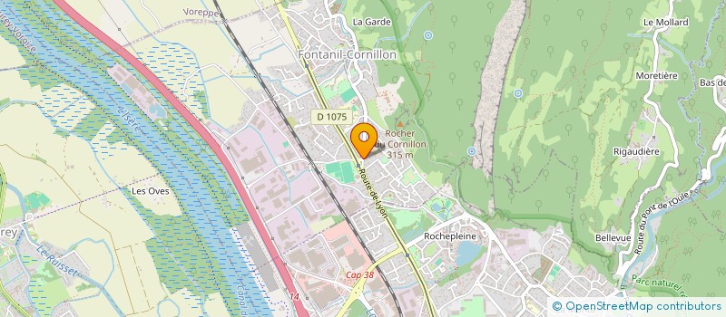 localisation de l'entreprise SOCIETE CIVILE IMMOBILIERE L'OVALE DU NERON  FONTANIL-CORNILLON