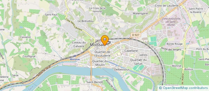 localisation de l'entreprise SOCIETE CIVILE IMMOBILIERE L.PLUS  BOUDOU