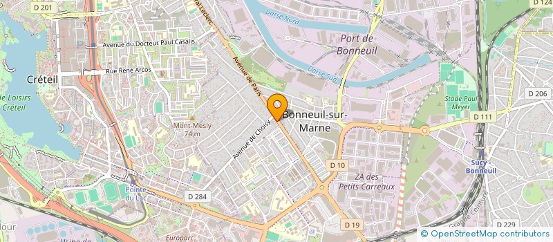 localisation de l'entreprise SOCIETE CIVILE IMMOBILIERE L UNION DES MUSULMANS DE BONNEUIL SUR MARNER à BONNEUIL-SUR-MARNE