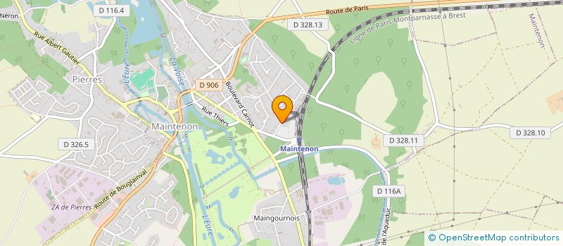 localisation de l'entreprise SOCIETE CIVILE IMMOBILIERE L USINE A GAZ à MAINTENON