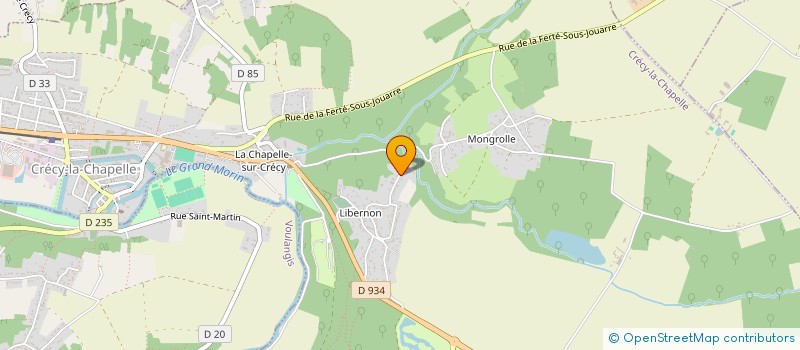 localisation de l'entreprise SOCIETE CIVILE IMMOBILIERE L W H IMMOBILIER  CRECY-LA-CHAPELLE