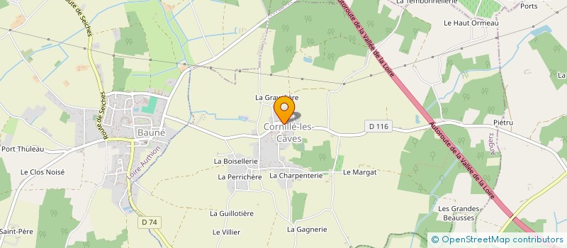 localisation de l'entreprise SOCIETE CIVILE IMMOBILIERE L4F.IMMO  LOIRE-AUTHION
