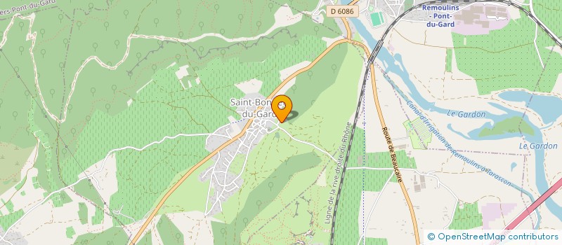 localisation de l'entreprise SOCIETE CIVILE IMMOBILIERE L98  SAINT-BONNET-DU-GARD