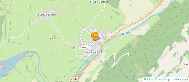 localisation de l'entreprise SOCIETE CIVILE IMMOBILIERE LA BAILLARDE  LES FOURGS