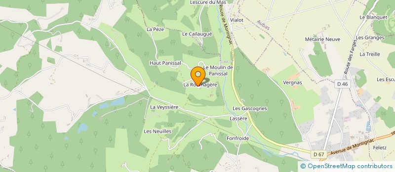 localisation de l'entreprise SOCIETE CIVILE IMMOBILIERE LA BELLE ETOILE à MONTIGNAC-LASCAUX