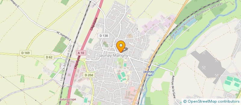 localisation de l'entreprise SOCIETE CIVILE IMMOBILIERE LA BELLE VALLEE  JAUNAY-MARIGNY