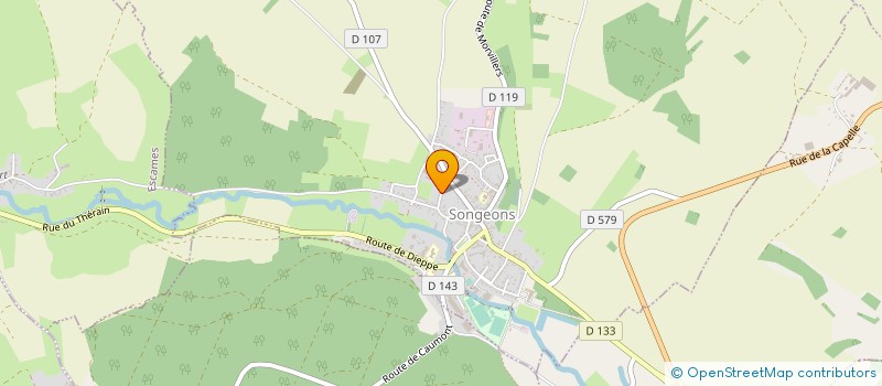 localisation de l'entreprise SOCIETE CIVILE IMMOBILIERE LA BERGERIE  SONGEONS