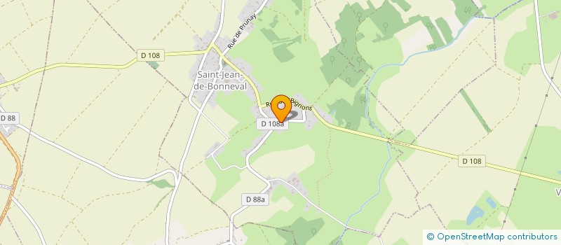 localisation de l'entreprise SOCIETE CIVILE IMMOBILIERE LA BORDE  SAINT-JEAN-DE-BONNEVAL