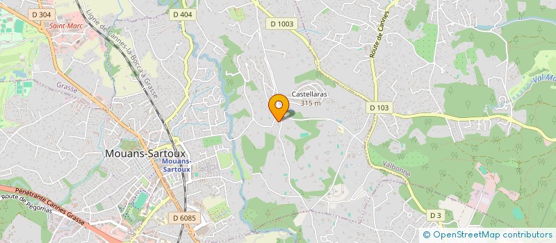 localisation de l'entreprise SOCIETE CIVILE IMMOBILIERE LA BOURRASQUE à MOUANS-SARTOUX