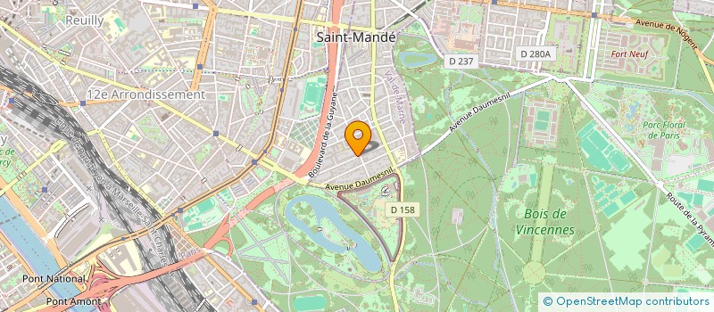 localisation de l'entreprise SOCIETE CIVILE IMMOBILIERE LA BRAKHA à SAINT-MANDE