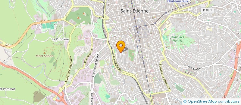 localisation de l'entreprise SOCIETE CIVILE IMMOBILIERE LA CALIOTIERE  SAINT-ETIENNE