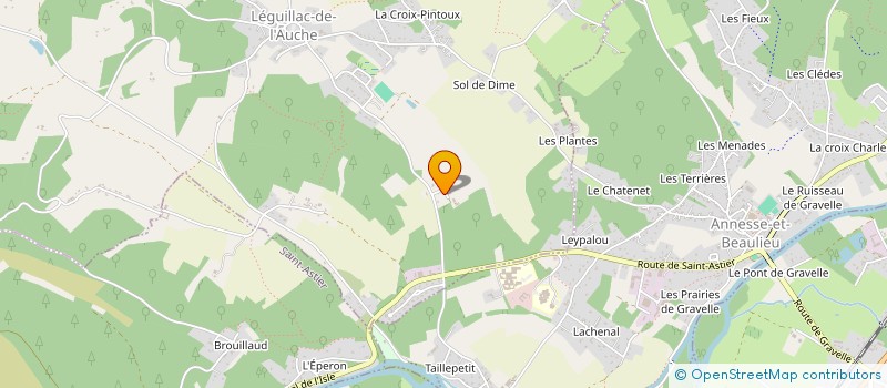 localisation de l'entreprise SOCIETE CIVILE IMMOBILIERE LA CHAISE  SAINT-AQUILIN