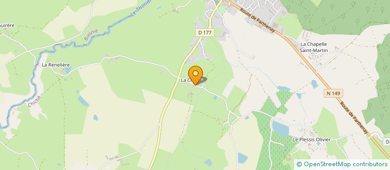 localisation de l'entreprise SOCIETE CIVILE IMMOBILIERE LA CHAISE  CHICHE