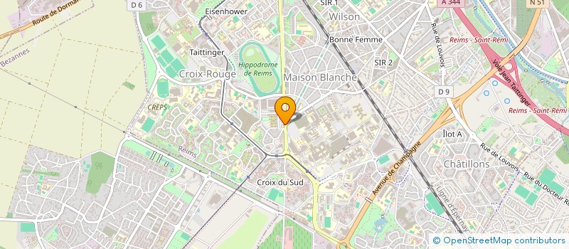 localisation de l'entreprise SOCIETE CIVILE IMMOBILIERE LA CHAISE AU PLAFOND  REIMS