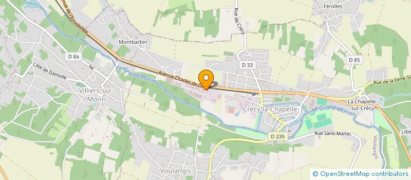 localisation de l'entreprise SOCIETE CIVILE IMMOBILIERE LA CHAPELLE  CRECY-LA-CHAPELLE