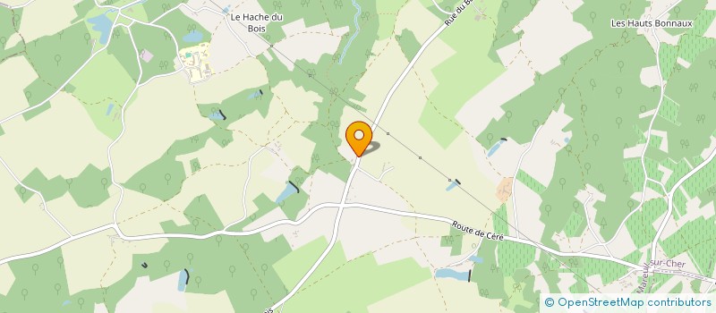 localisation de l'entreprise SOCIETE CIVILE IMMOBILIERE LA CHARDOISIE  MAREUIL-SUR-CHER