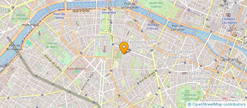 localisation de l'entreprise SOCIETE CIVILE IMMOBILIERE LA CHARTREUSE  PARIS