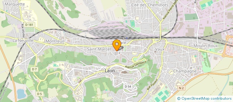 localisation de l'entreprise SOCIETE CIVILE IMMOBILIERE LA CLEF DE VOUTE à LAON