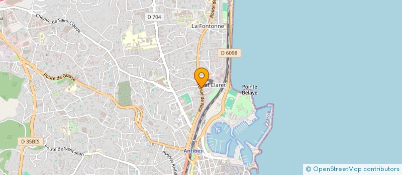 localisation de l'entreprise SOCIETE CIVILE IMMOBILIERE LA COLLE ST ROCH à ANTIBES