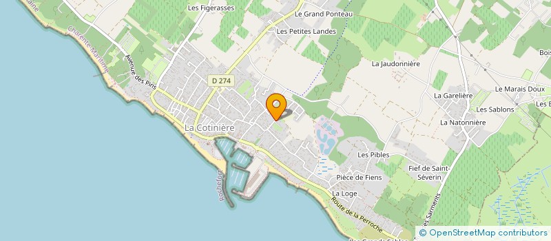localisation de l'entreprise SOCIETE CIVILE IMMOBILIERE LA COTINIERE  SAINT-PIERRE-D'OLERON