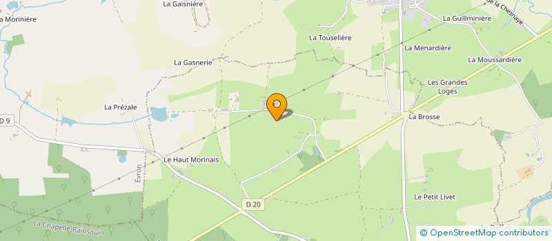 localisation de l'entreprise SOCIETE CIVILE IMMOBILIERE LA COURTEILLE II  EVRON