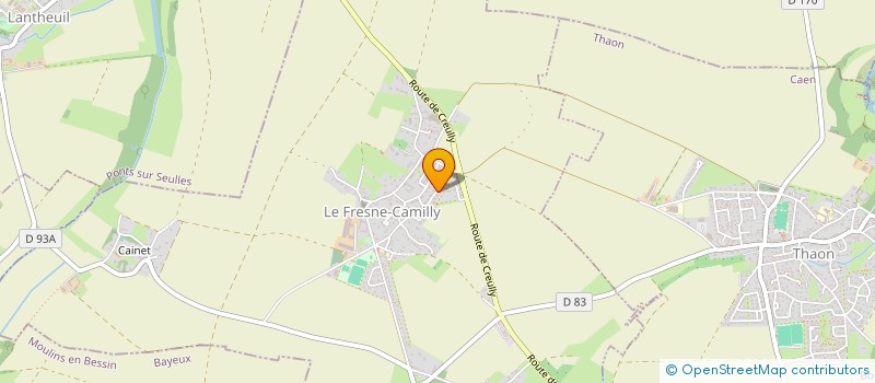 localisation de l'entreprise SOCIETE CIVILE IMMOBILIERE LA CREUILLETTE  LE FRESNE-CAMILLY