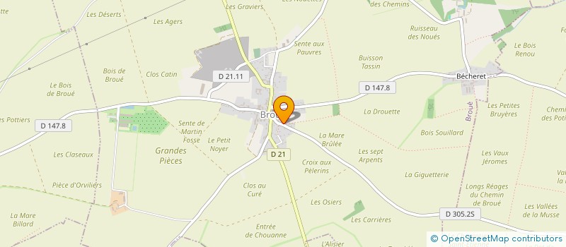 localisation de l'entreprise SOCIETE CIVILE IMMOBILIERE LA CROIX-DURVIE à BROUE