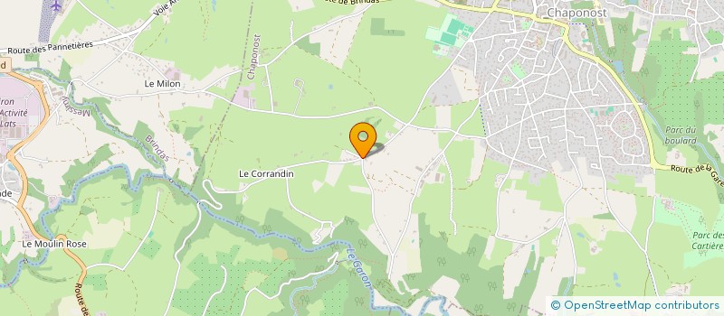 localisation de l'entreprise SOCIETE CIVILE IMMOBILIERE LA DEMEURE  CHAPONOST