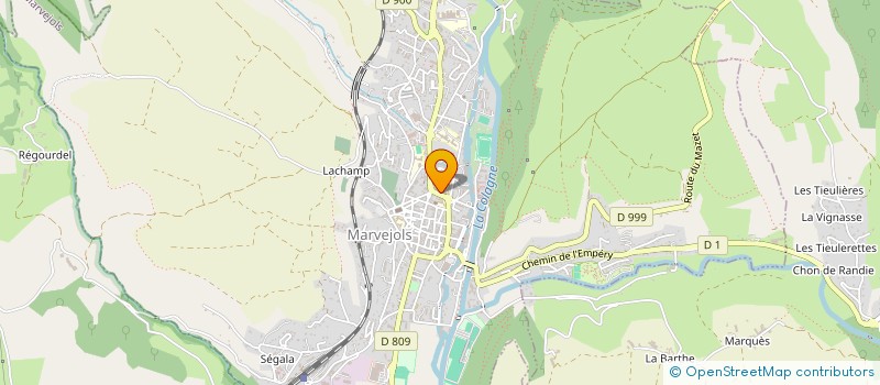 localisation de l'entreprise SOCIETE CIVILE IMMOBILIERE LA DIGUE  MARVEJOLS