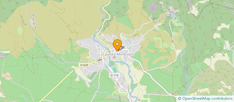 localisation de l'entreprise SOCIETE CIVILE IMMOBILIERE LA DISTILLERIE à CAUNES-MINERVOIS